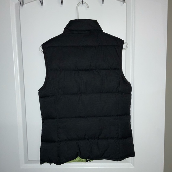 GSX Black Puffer Vest with Lime Green Lining Size Small - Picture 2 of 4